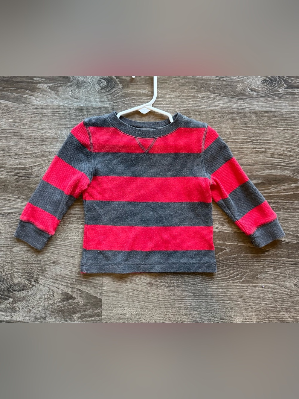 Cat & Jack Striped Thermal Long Sleeve T Shirt